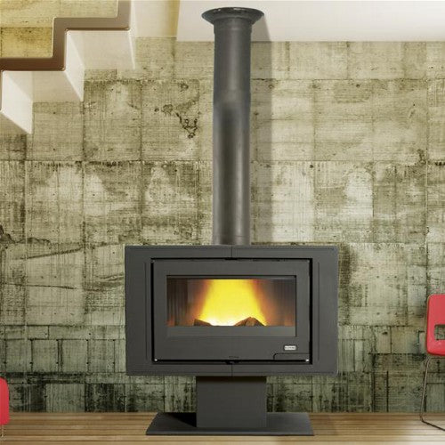 Poêle à bois fonte GODIN MOURIEZ 14Kw anthracite - 373147