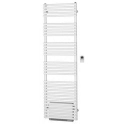 Radiateur Sèche-Serviettes Électrique 750W avec Soufflerie 1000W Forma Air Blanc LFE-120-050/IFS Zehnder