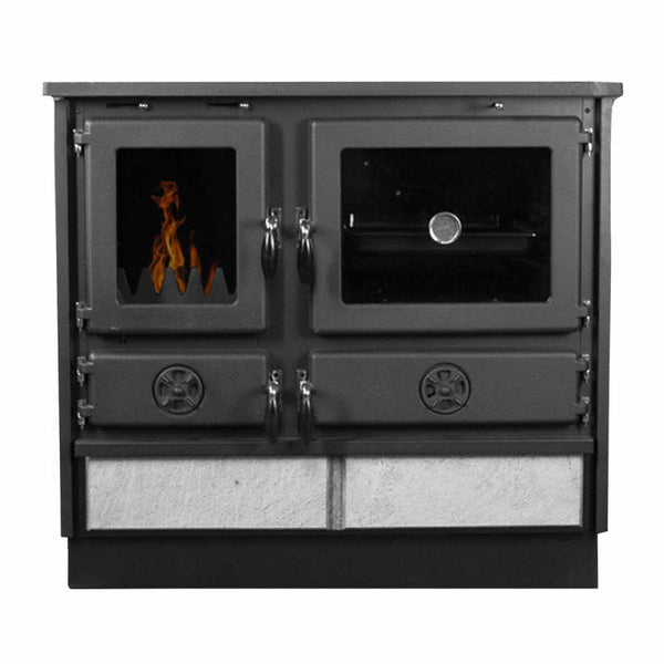 Cuisinière à bois bouilleur Thermo Magnum pierre ollaire 15 kw