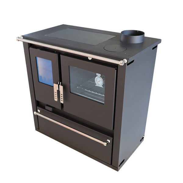 Cuisinière à bois Mervio Plus Ceramic 7,7 kw