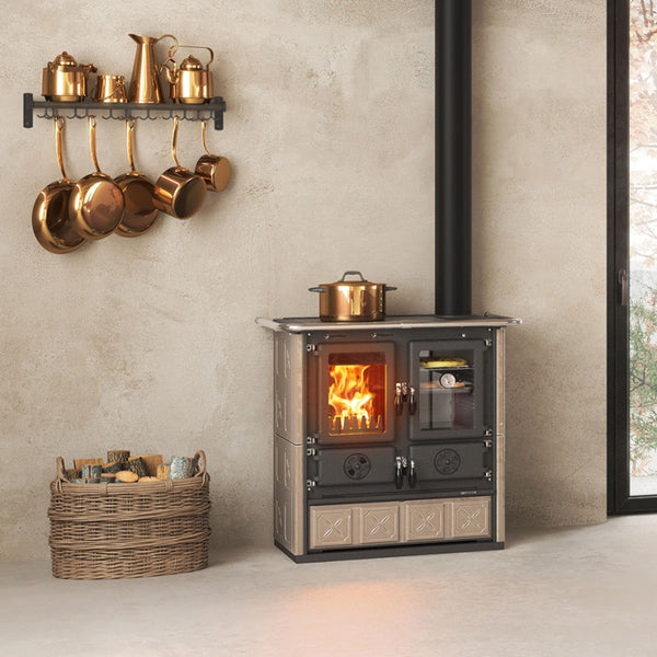 Cuisinière à Bois Rosetta 5.0 Maiolica 7.9 kw