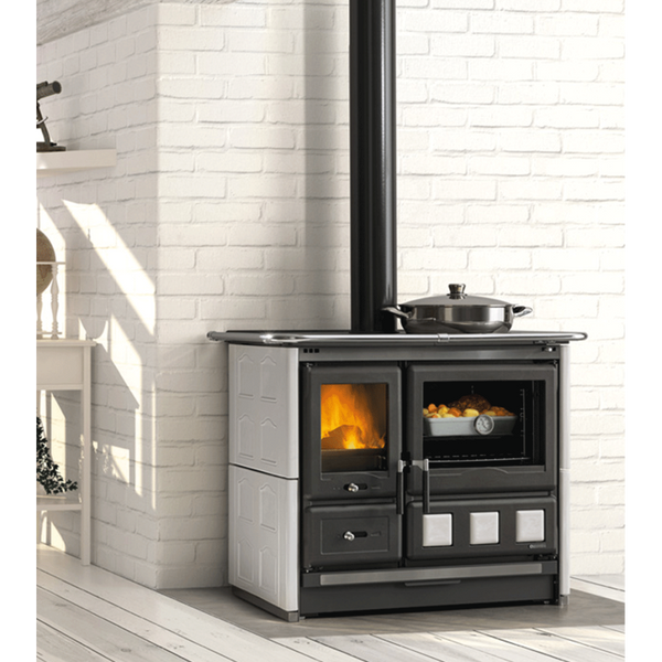 Rosa XXL Maiolica 11 kW - Cuisinière à bois La NORDICA EXTRAFLAME