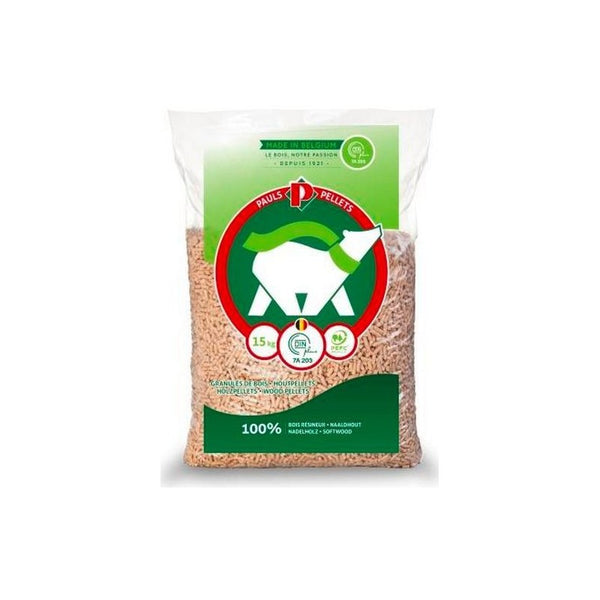 Demi palette de Granulés de bois PAULS Pellets 35 sacs - 525kg