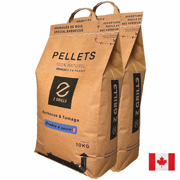 ZGRILLS - Pellet pour barbecue & fumage - Lot de 2 sacs