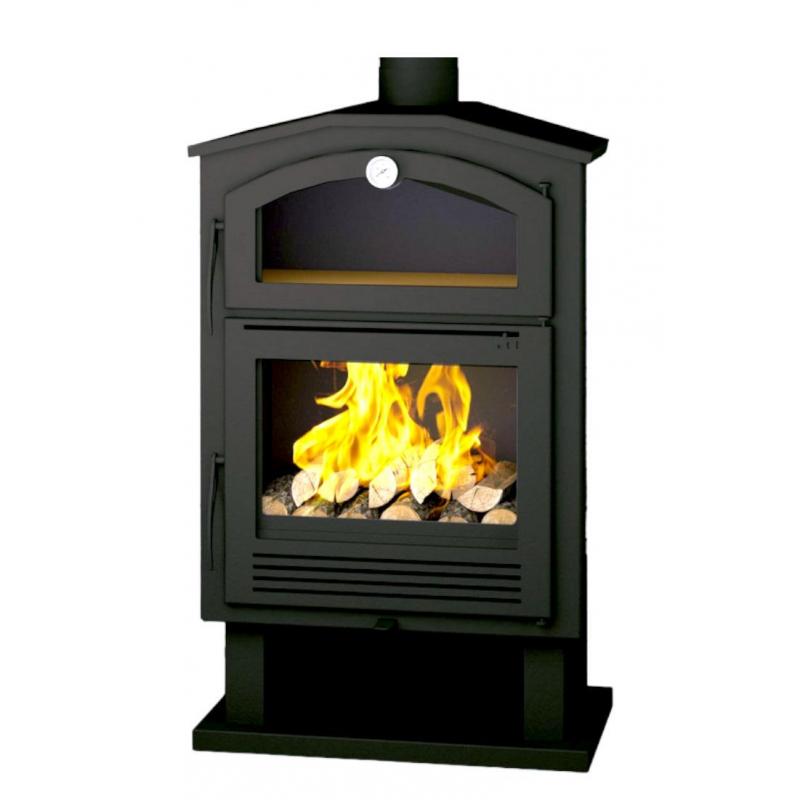 Poêle à bois avec four - FIREMATIC Jersey 9.5 kW