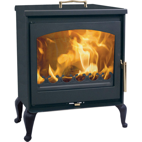 Poêle à bois avec chauffe plat Castilla 8 kw