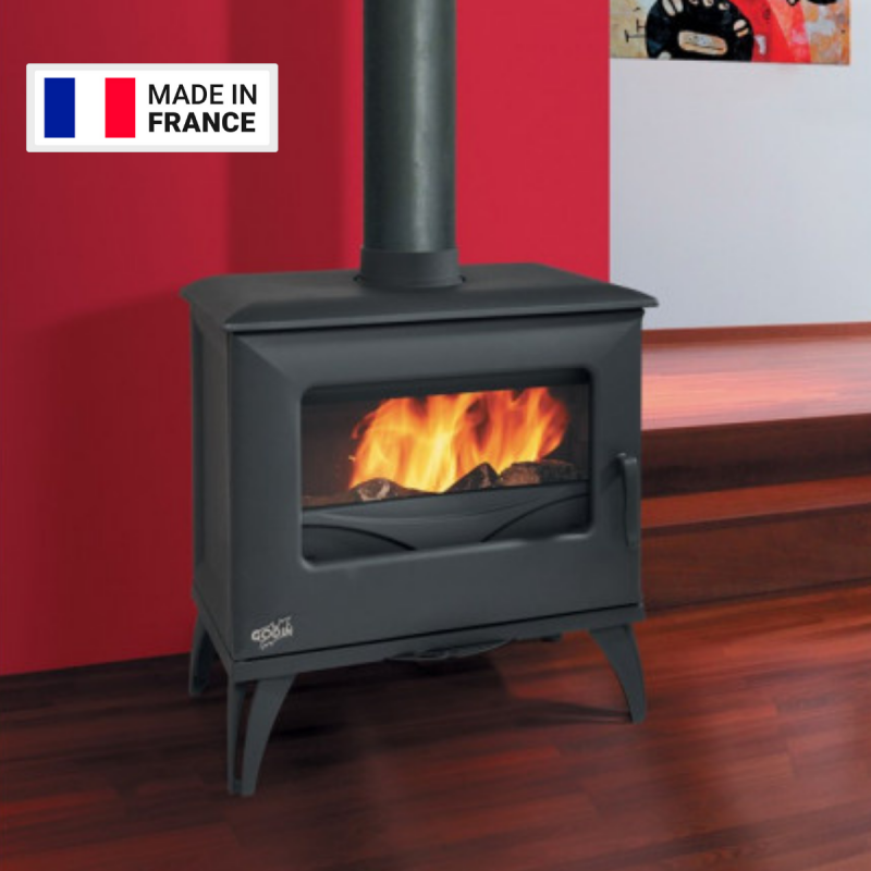 Poêle à bois Cube Godin 8 kw