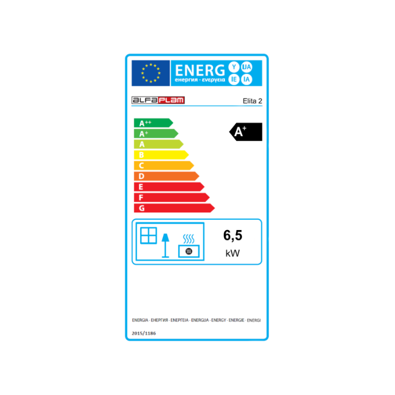 Poêle à Bois Elita 2 Eco 6 kw