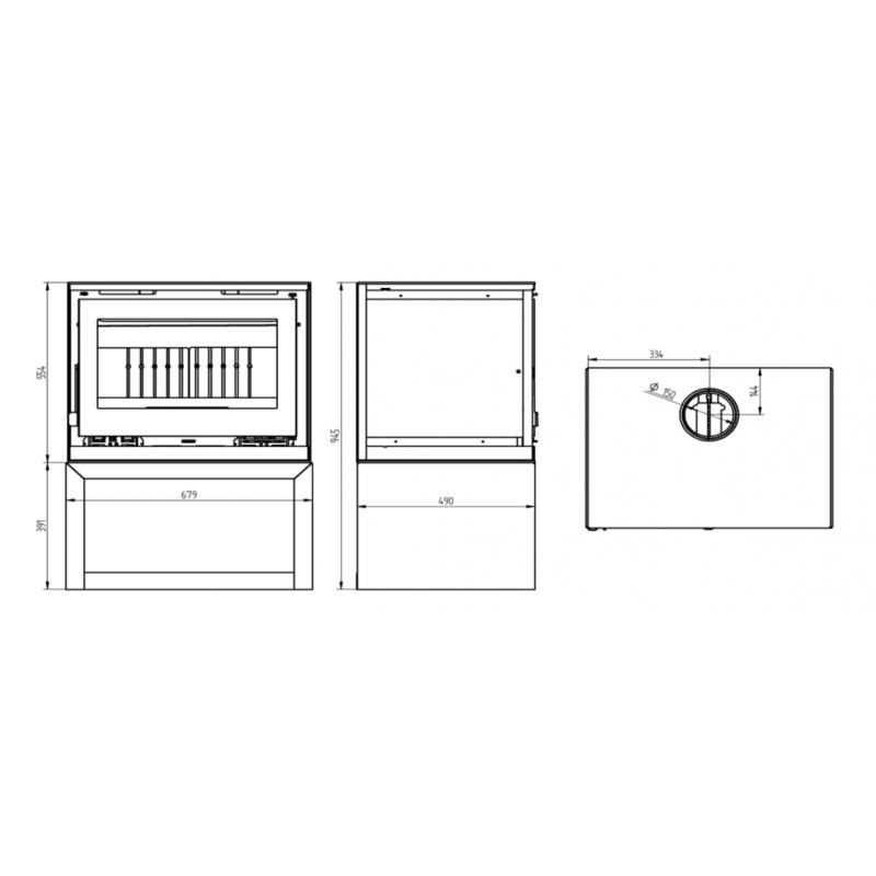 Poêle à bois - FIREMATIC Toronto - S 12.6 kW