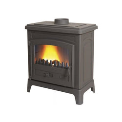 Poêle à Bois 10 kW Peint Anthracite FONTEVAL - GODIN - 389143