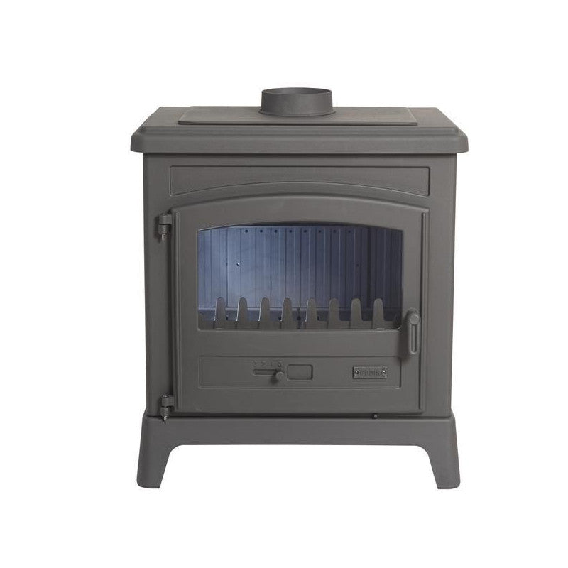 Poêle à Bois 10 kW Peint Anthracite FONTEVAL - GODIN - 389143