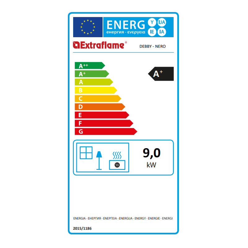 Poêle à granulés Debby 9 kw