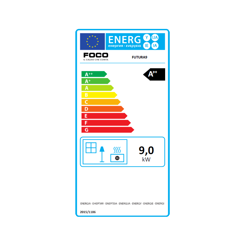 Poêle à granulés Futura 9 kw