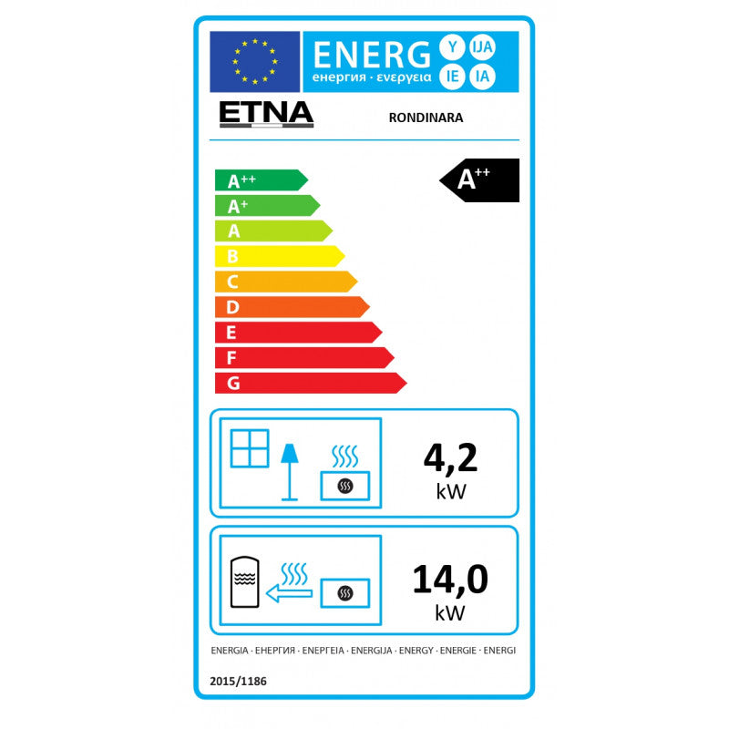 Poêle à granulés hydro Rondinara 19 kw