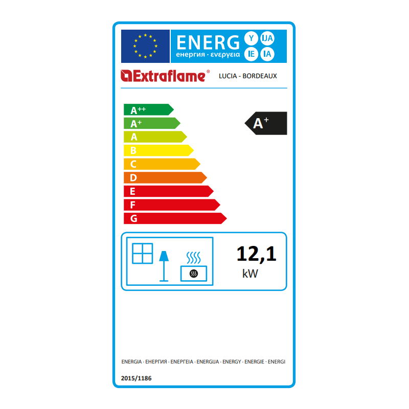 Poêle à granulés Lucia Plus 12 kw