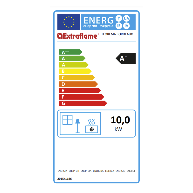 Poêle à granulés Teorema 10 kw