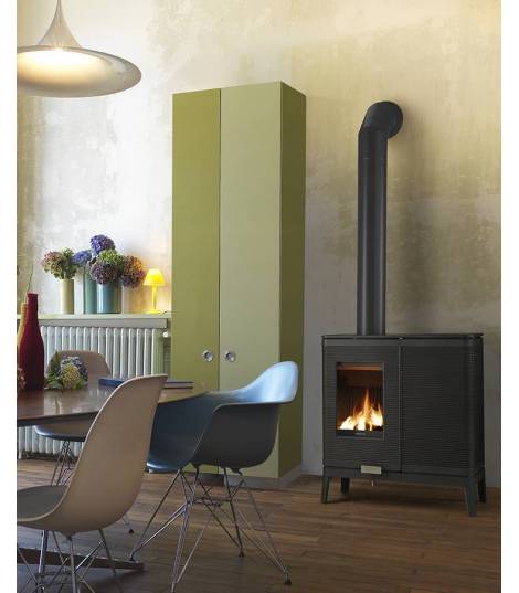 Poêle mixte INVICTA AKIMIX 6.5 kW